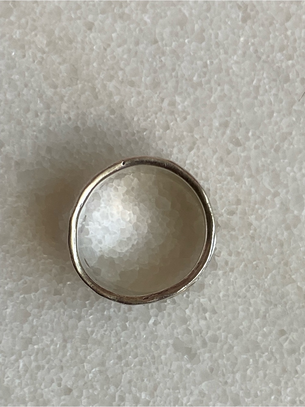 14k Gold & Sterling Floral Spinner Ring - Picture 9 of 9